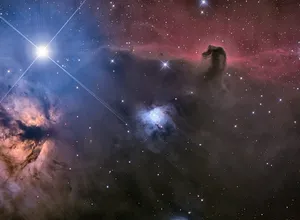 The Flame and the Horsehead - A Multi-Scaled Approach